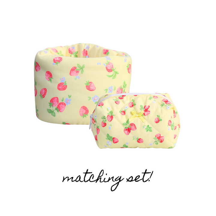YELLOW STRAWBERRY - MATCHING SET (2)