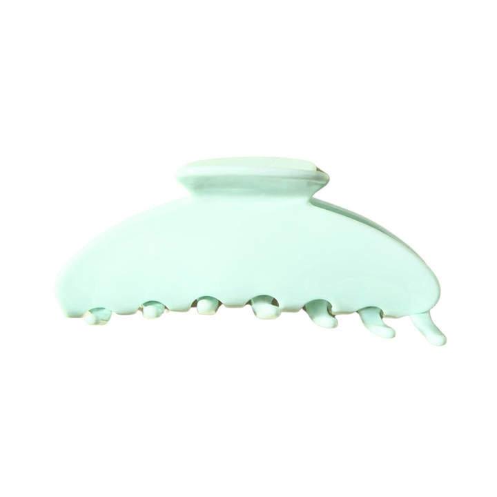 ROUNDED CLAW CLIP - PISTACHIO