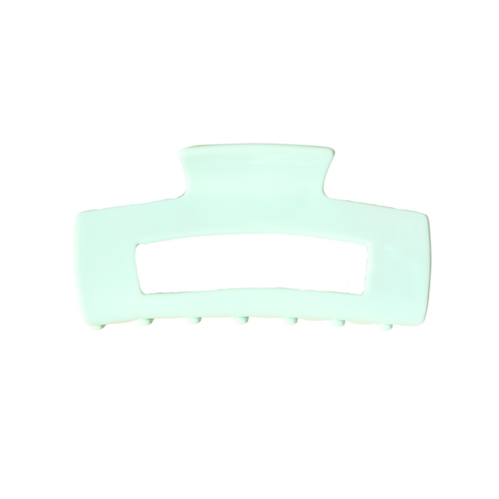 SQUARE CLAW CLIP - PISTACHIO