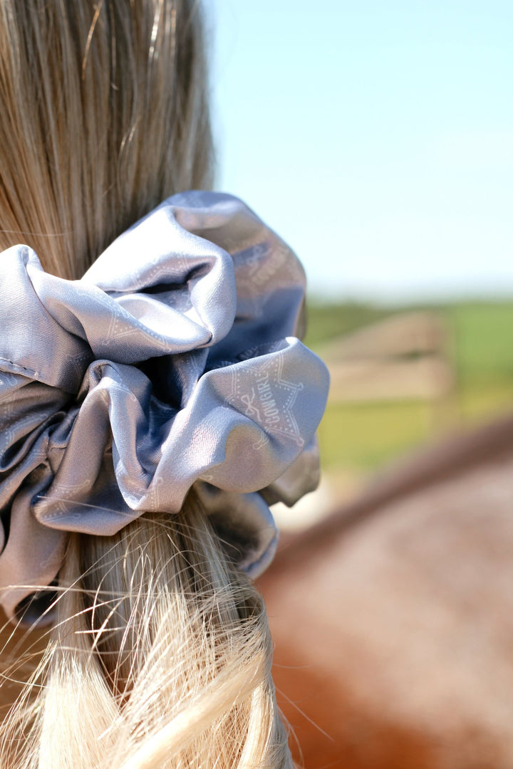 COWGIRL STARS - Printed Silk Scrunchie - Beyond Scrunchies