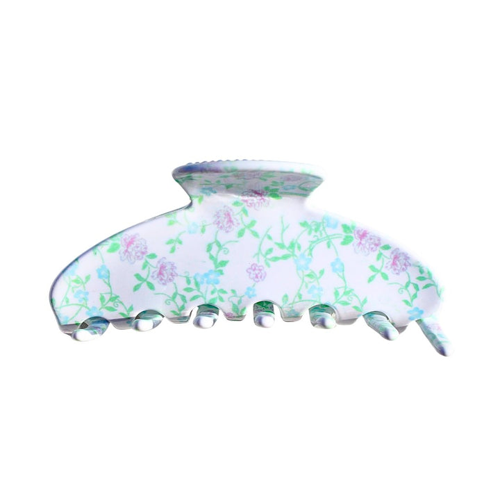 ROUNDED CLAW CLIP - SPRING BLOOM - Beyond Scrunchies