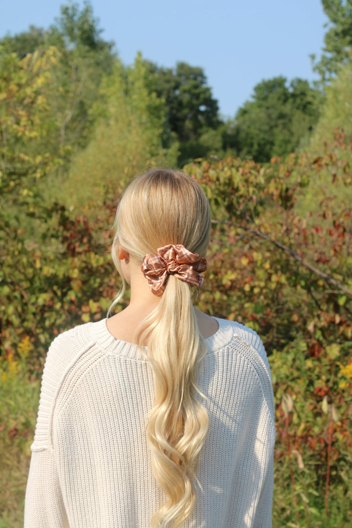 SERENA - Printed Silk Scrunchie - Beyond Scrunchies