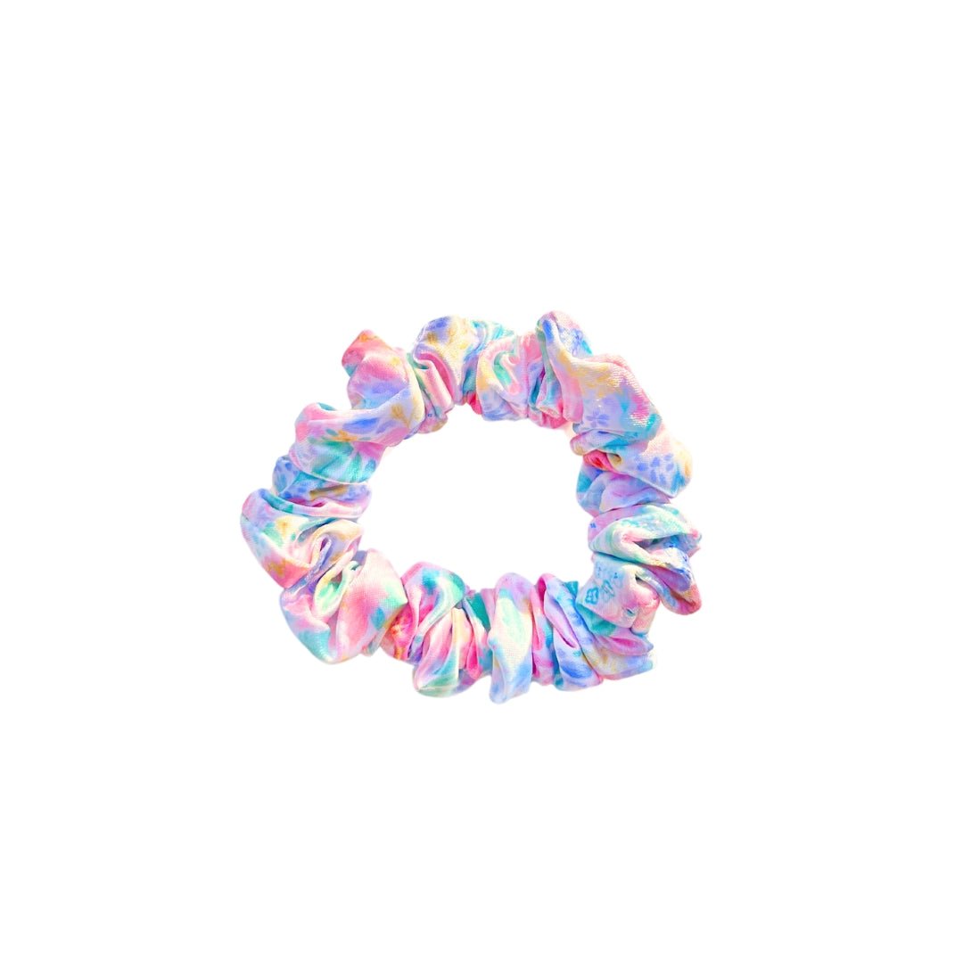 WATERCOLOR FLORAL - Silk Skinny Scrunchie - Beyond Scrunchies