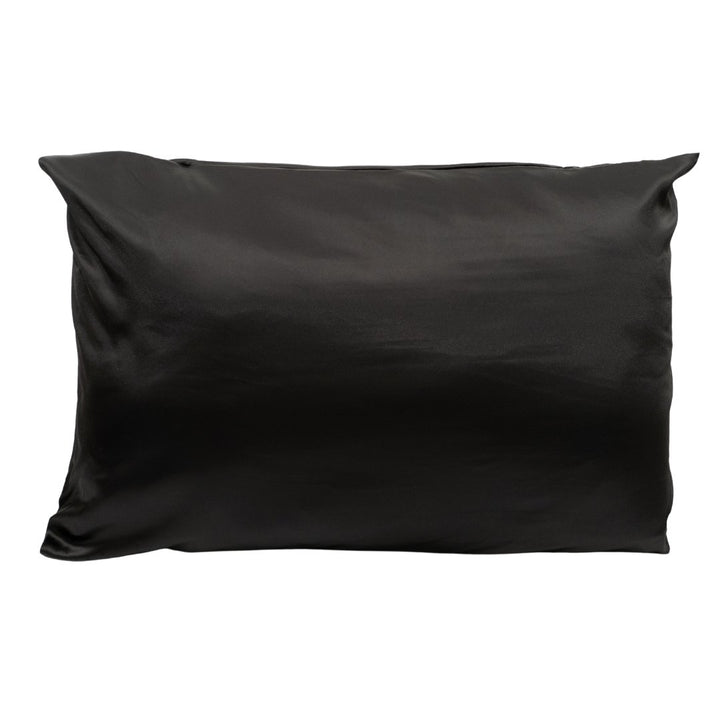 1 SILK PILLOWCASE - Onyx - Beyond Scrunchies