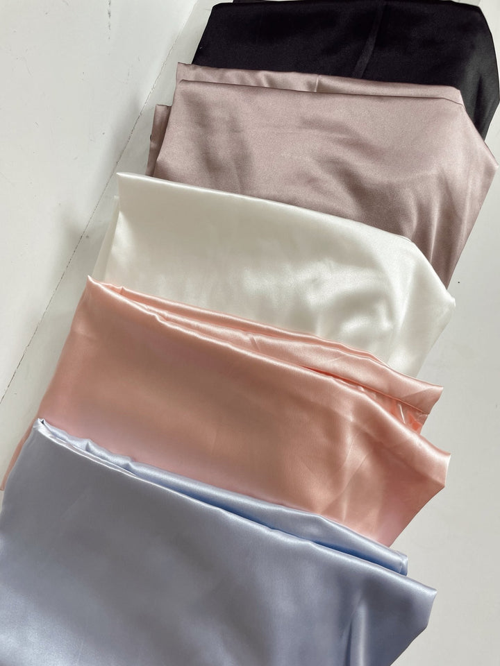 1 SILK PILLOWCASE - Rose - Beyond Scrunchies