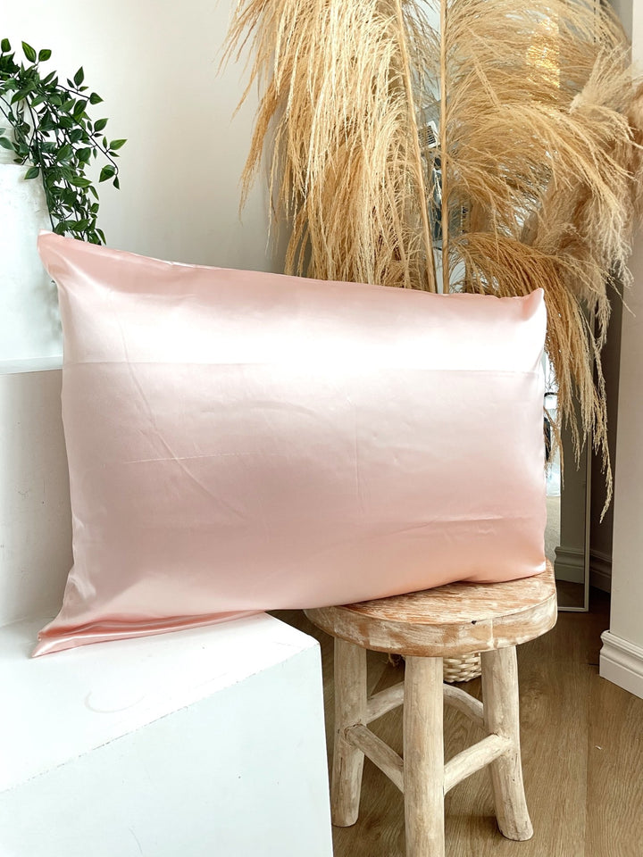 1 SILK PILLOWCASE - Rose - Beyond Scrunchies
