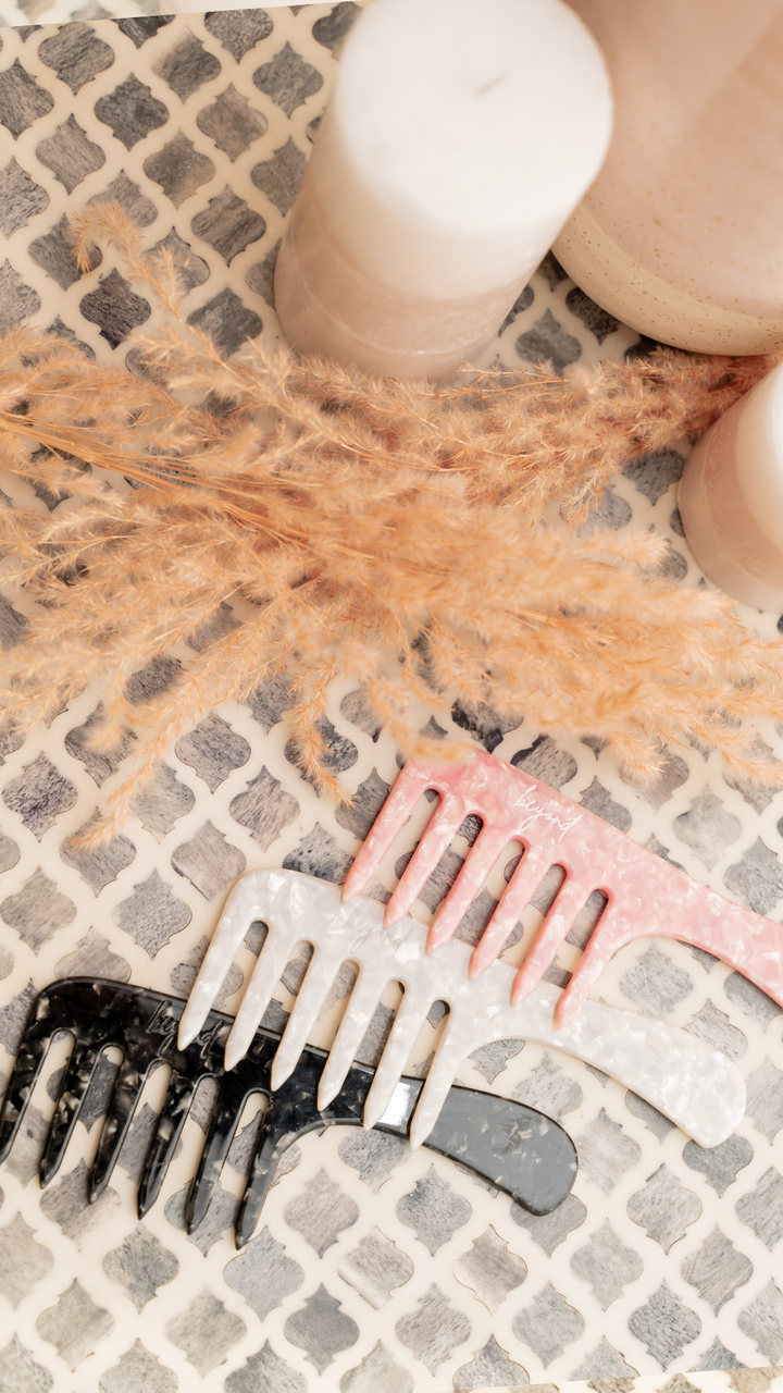 LUXURY DETANGLING COMB - Opal