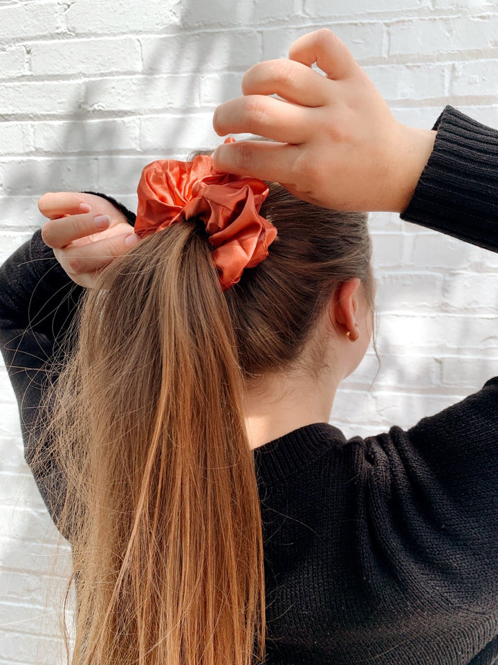 AMBER - Mulberry Silk Scrunchie - Beyond Scrunchies