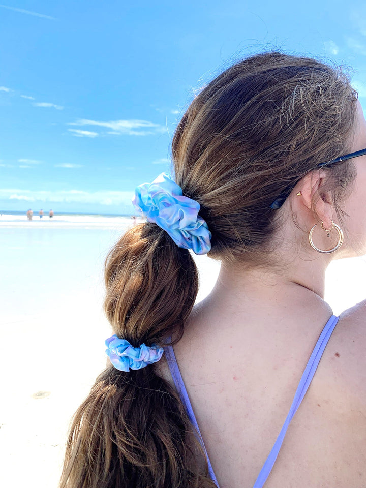 ARUBA - Tie Dye Silk Scrunchie - Beyond Scrunchies