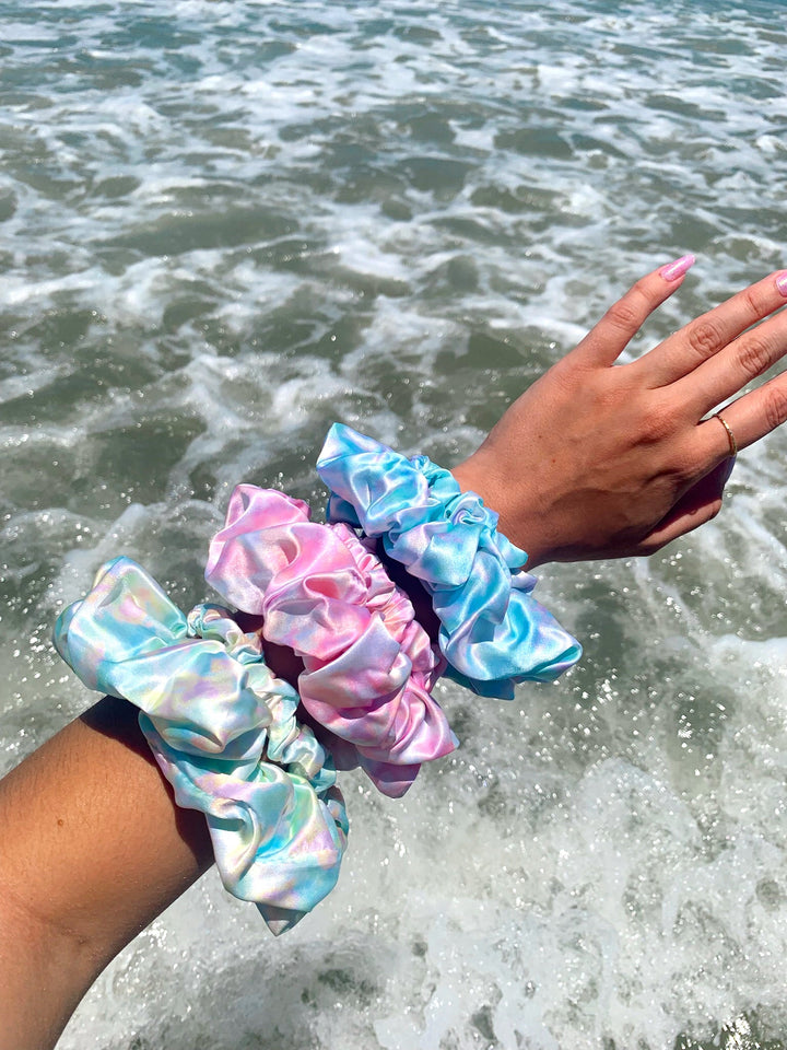 ARUBA - Tie Dye Silk Scrunchie - Beyond Scrunchies