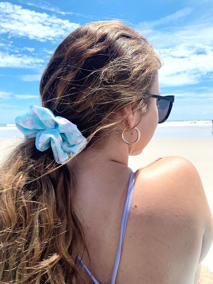 ARUBA - Tie Dye Silk Scrunchie - Beyond Scrunchies