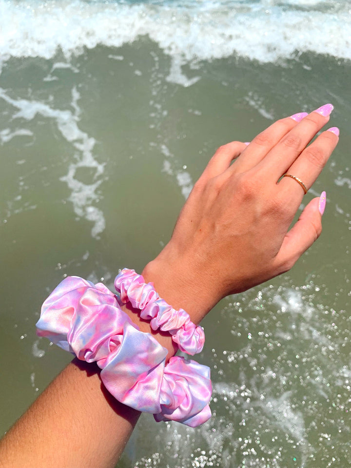 BAHAMA - Tie Dye Silk Scrunchie - Beyond Scrunchies
