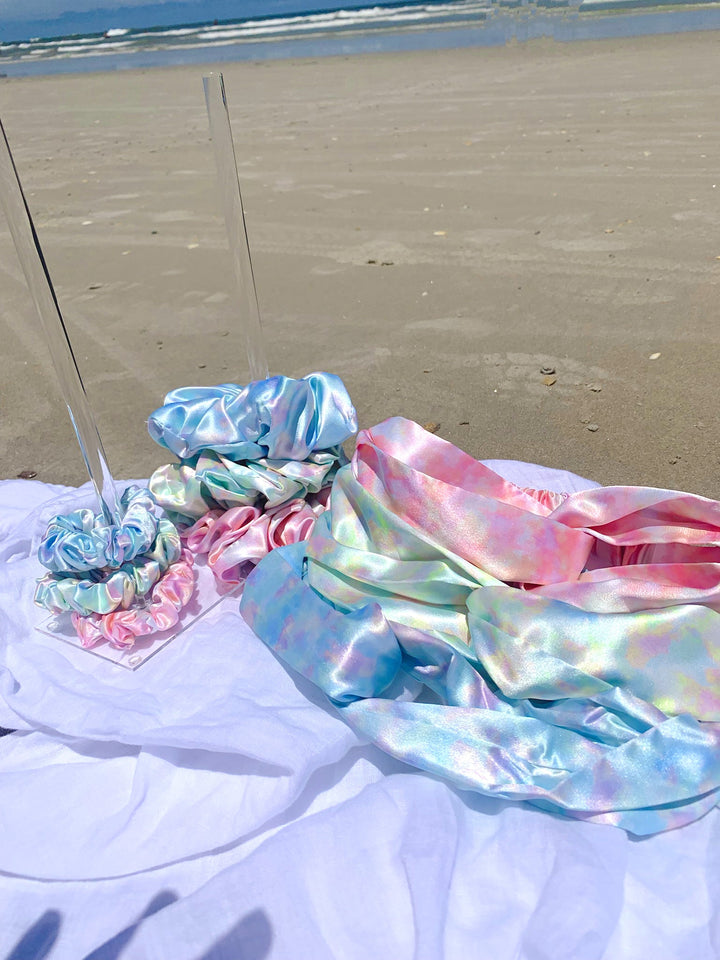 BAHAMA - Tie Dye Silk Scrunchie - Beyond Scrunchies