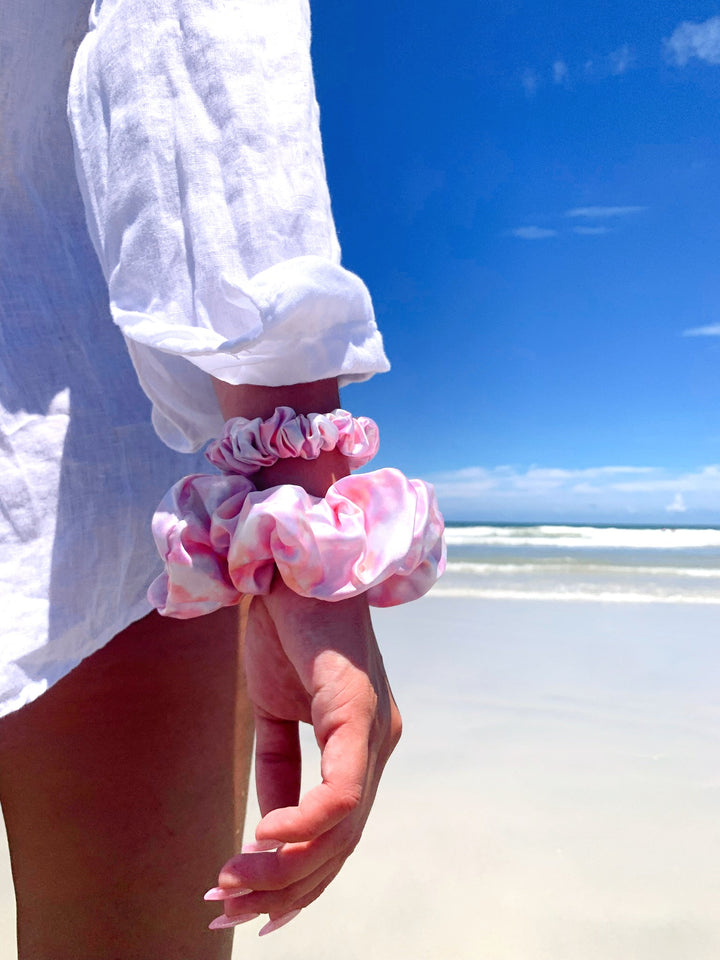 BAHAMA - Tie Dye Silk Scrunchie - Beyond Scrunchies
