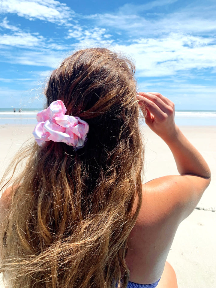 BAHAMA - Tie Dye Silk Scrunchie - Beyond Scrunchies