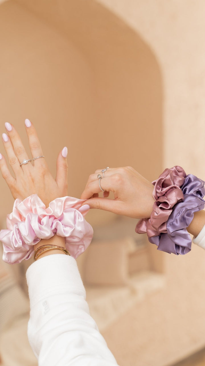 BALLERINA - Mulberry Silk Scrunchie - Beyond Scrunchies