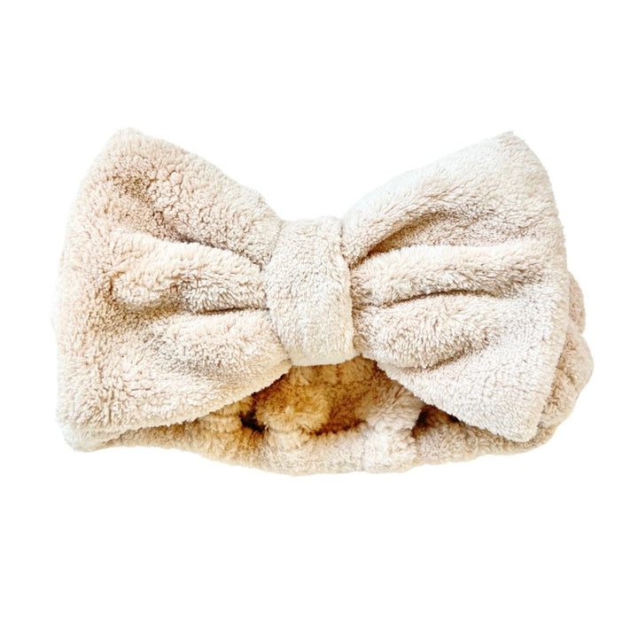 BEIGE - Microfiber Towel Headband - Beyond Scrunchies