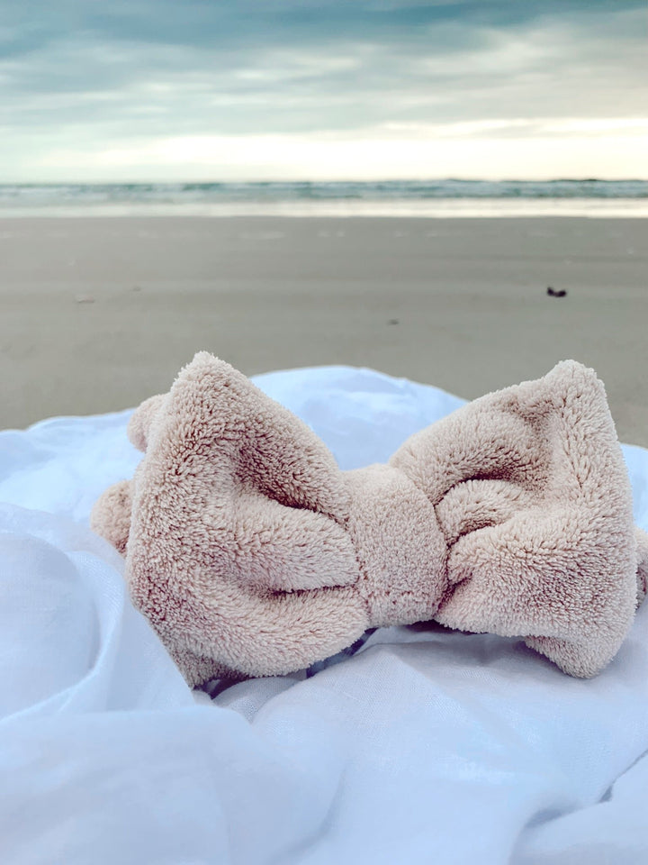 BEIGE - Microfiber Towel Headband - Beyond Scrunchies