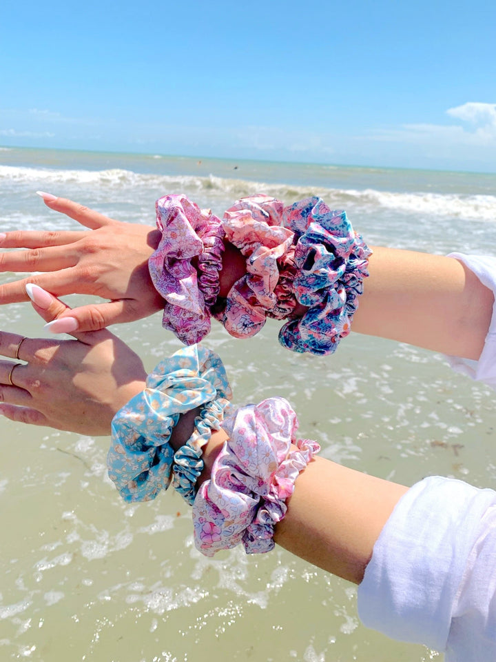 BROOKE - Printed Silk Scrunchie - Beyond Scrunchies