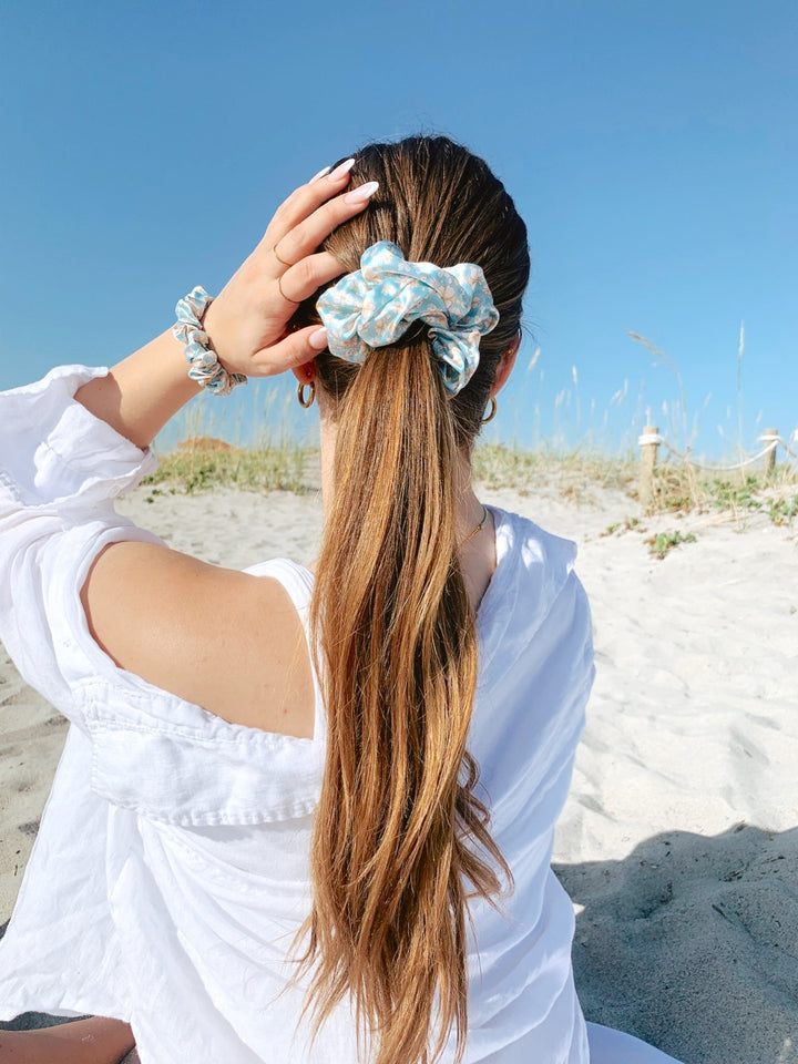 BROOKE - Printed Silk Scrunchie - Beyond Scrunchies