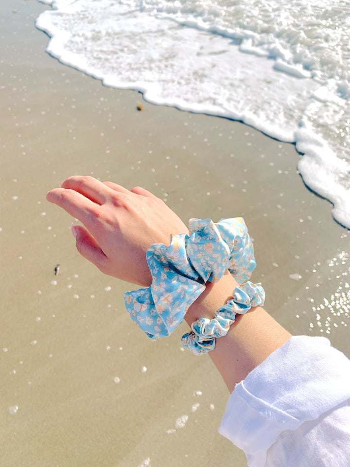 BROOKE - Printed Silk Scrunchie - Beyond Scrunchies