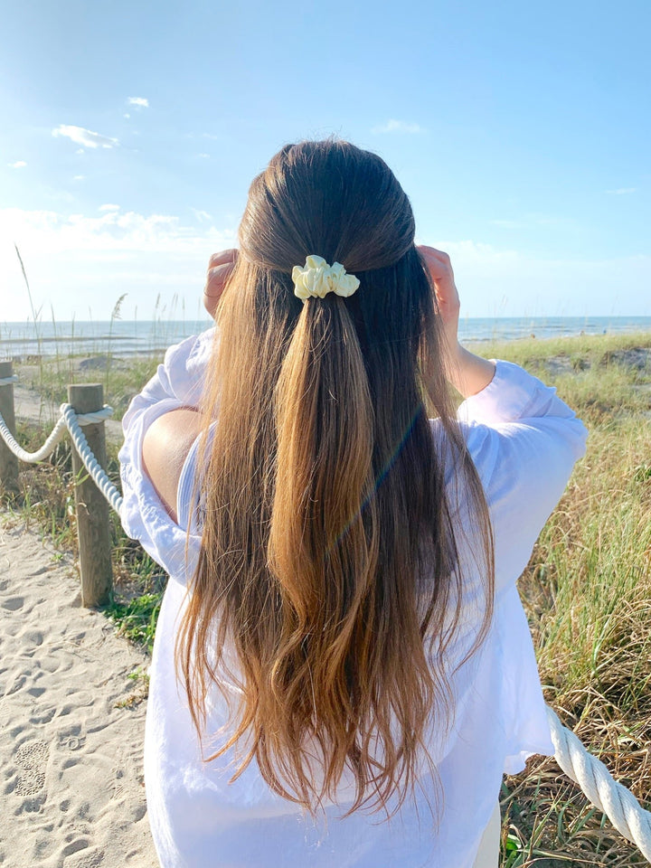 BUTTER - Silk Skinny Scrunchie - Beyond Scrunchies