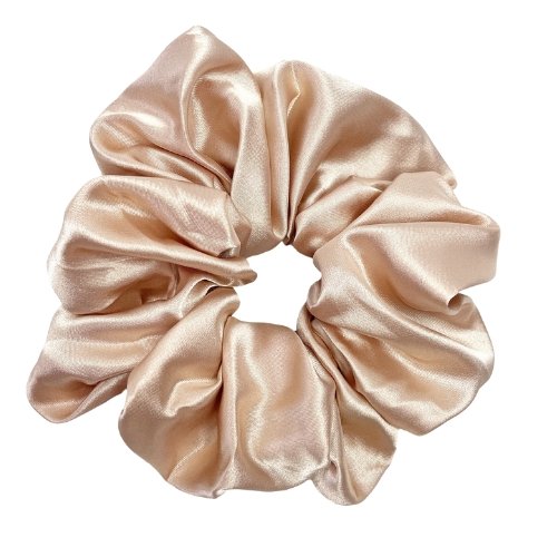 CHAMPAGNE - Mulberry Silk Scrunchie - Beyond Scrunchies