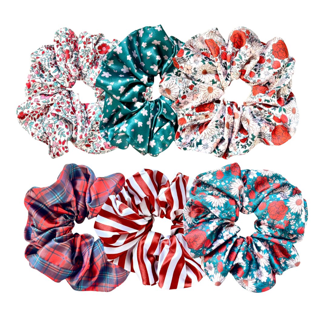 CHRISTMAS COLLECTION SCRUNCHIE BUNDLE - 6 - Beyond Scrunchies