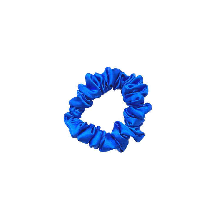 COBALT - Silk Skinny Scrunchie - Beyond Scrunchies