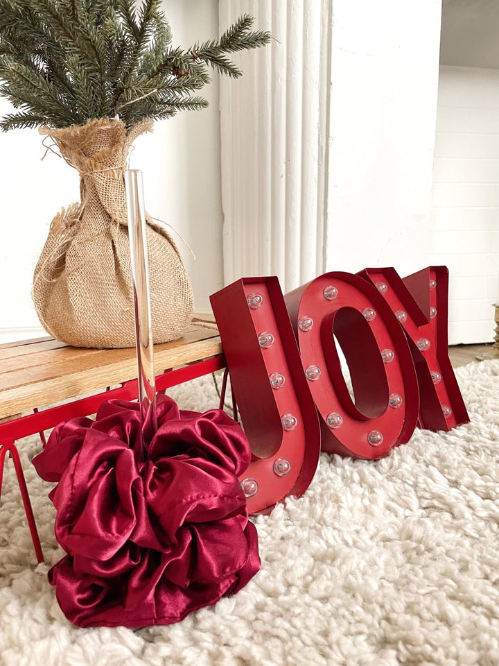 CRANBERRY - Mulberry Silk Scrunchie - Beyond Scrunchies