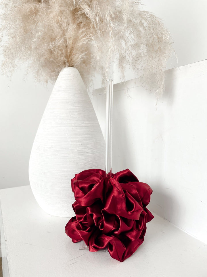 CRANBERRY - Mulberry Silk Scrunchie - Beyond Scrunchies