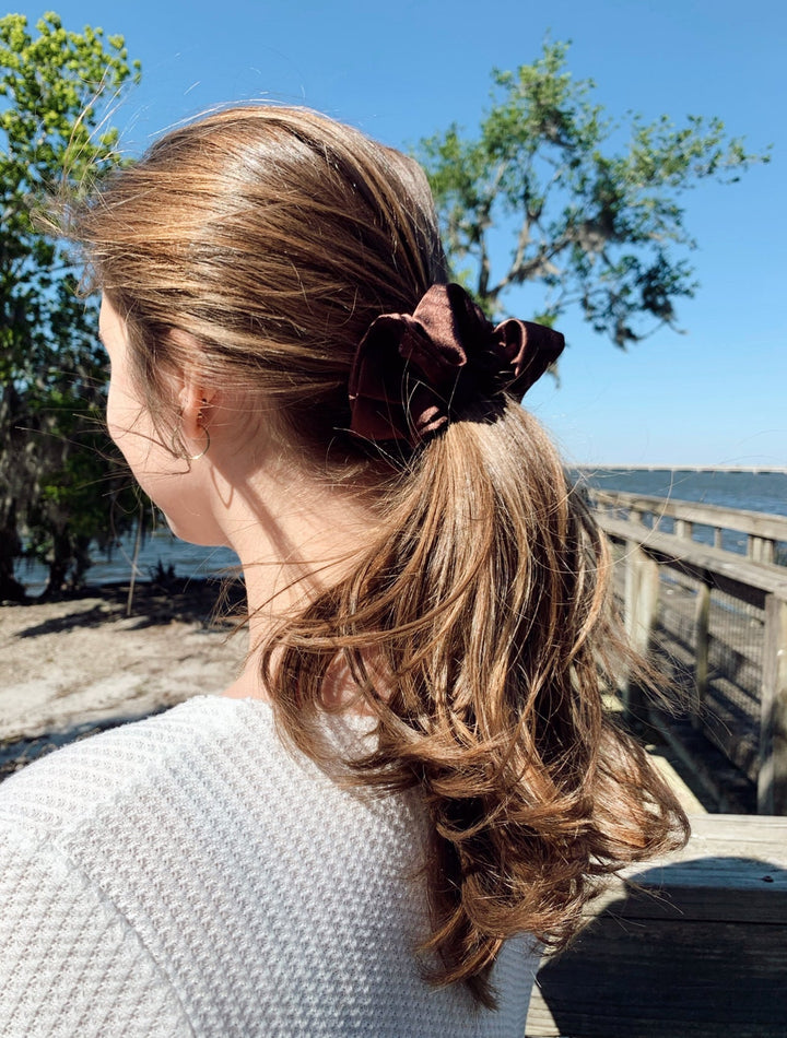 ESPRESSO - Mulberry Silk Scrunchie - Beyond Scrunchies