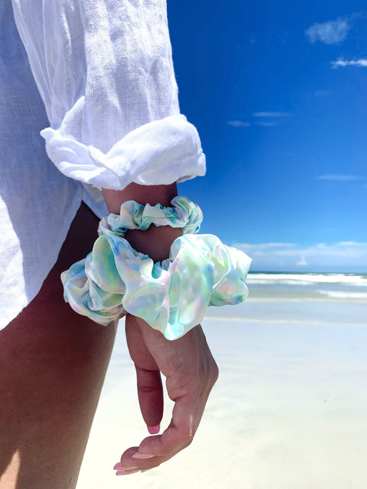 FIJI - Tie Dye Silk Scrunchie - Beyond Scrunchies
