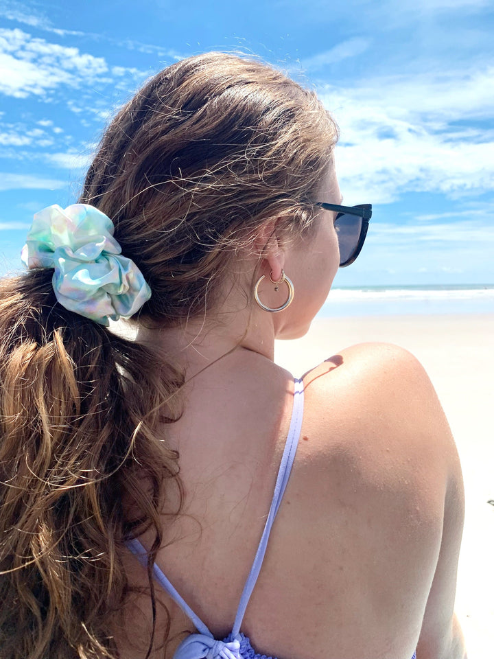 FIJI - Tie Dye Silk Scrunchie - Beyond Scrunchies
