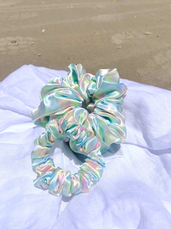 FIJI - Tie Dye Silk Scrunchie - Beyond Scrunchies