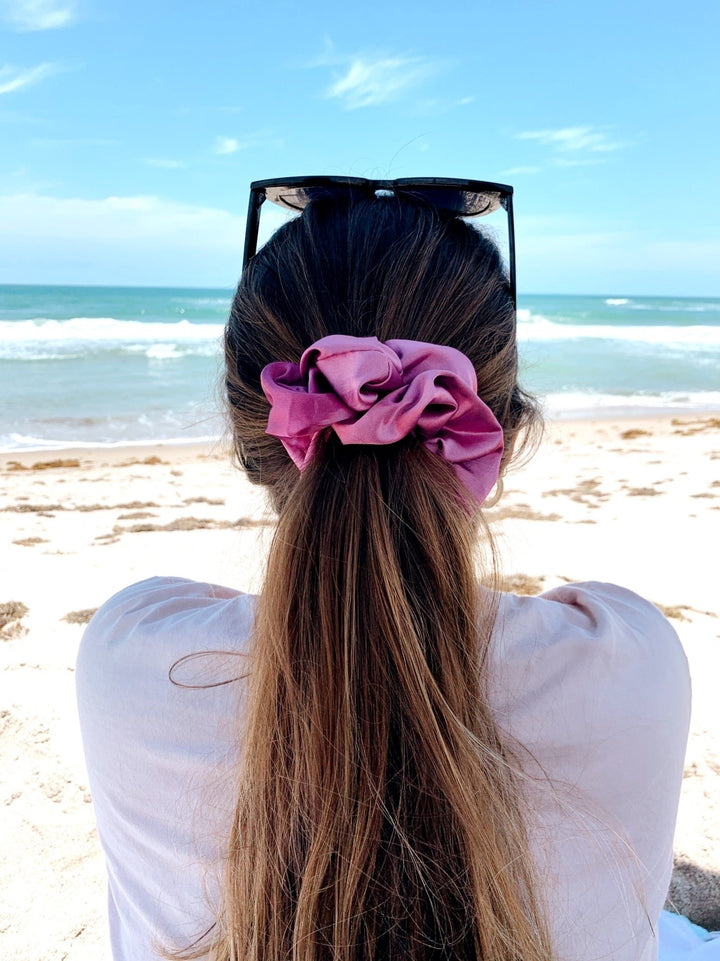 HIBISCUS - Mulberry Silk Scrunchie - Beyond Scrunchies