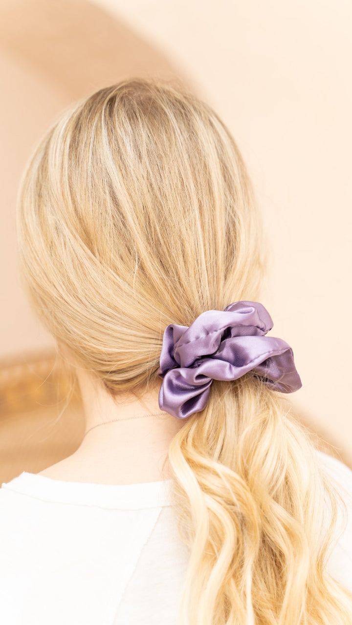 IRIS - Mulberry Silk Scrunchie - Beyond Scrunchies