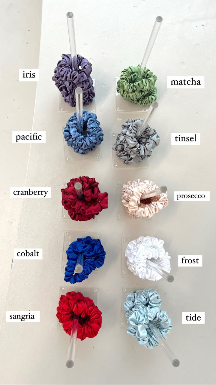 IRIS - Silk Skinny Scrunchie - Beyond Scrunchies