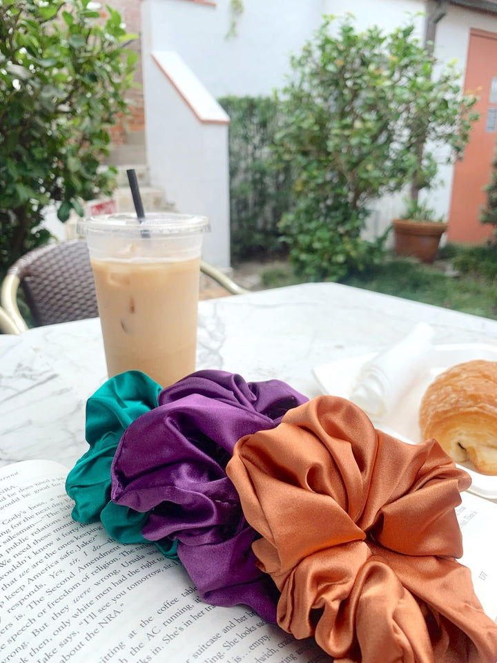 JADE - Mulberry Silk Scrunchie - Beyond Scrunchies