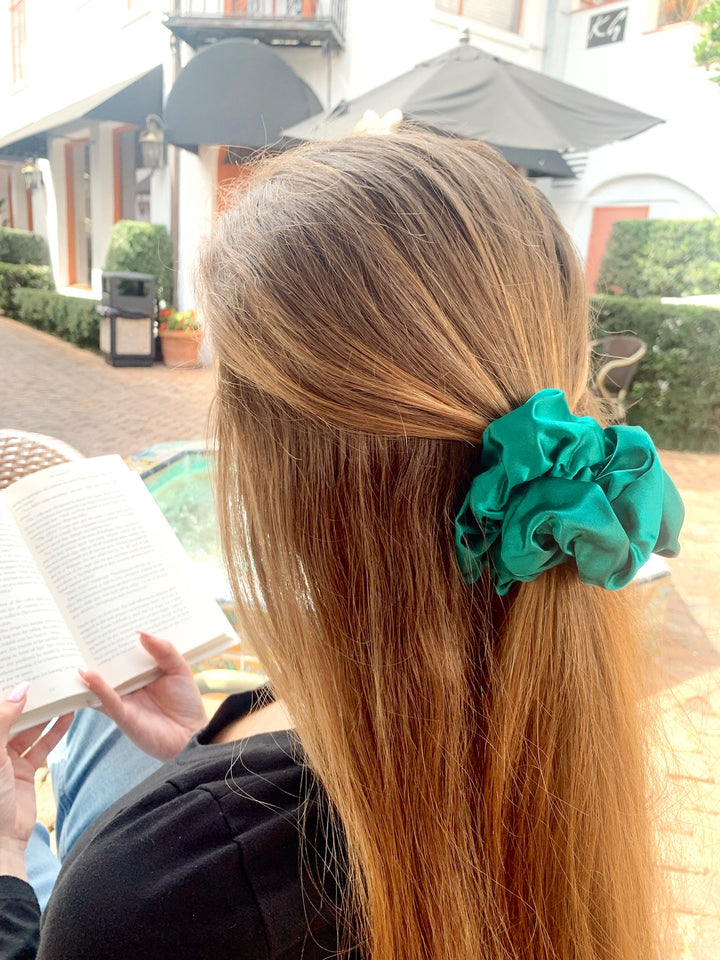JADE - Mulberry Silk Scrunchie - Beyond Scrunchies