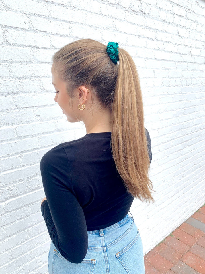 JADE - Silk Skinny Scrunchie - Beyond Scrunchies