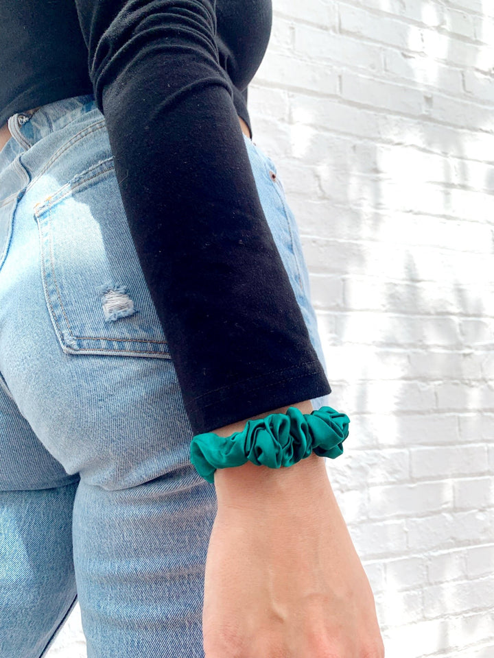 JADE - Silk Skinny Scrunchie - Beyond Scrunchies