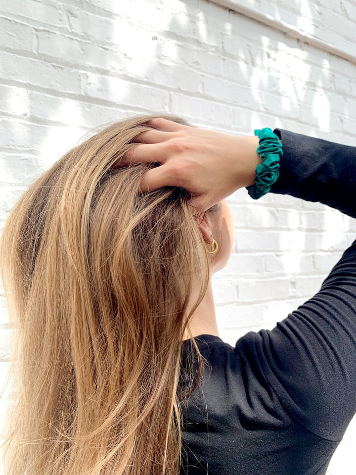 JADE - Silk Skinny Scrunchie - Beyond Scrunchies