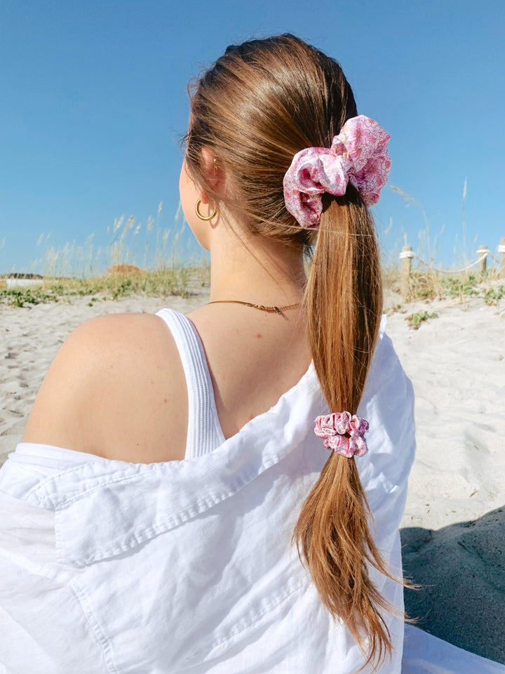 JESSICA - Printed Silk Scrunchie - Beyond Scrunchies