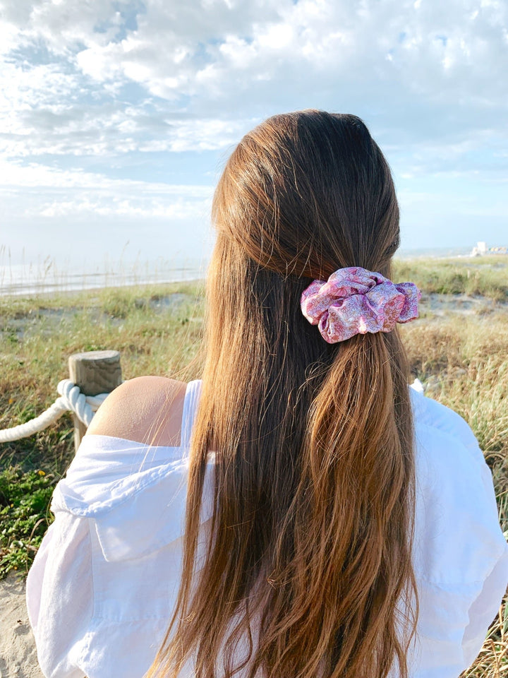 JESSICA - Printed Silk Scrunchie - Beyond Scrunchies