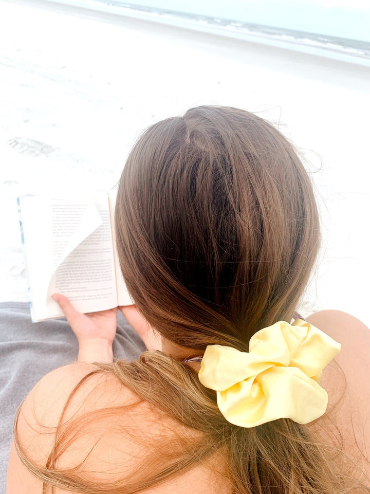 Lemon - Mulberry Silk Scrunchie - Beyond Scrunchies