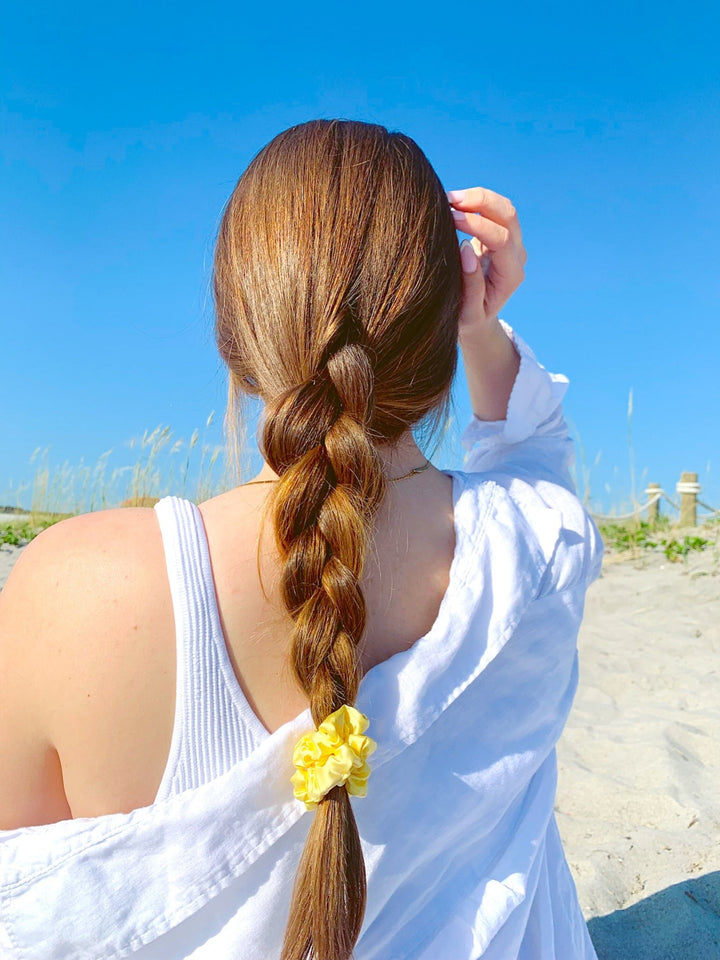 LEMON - Silk Skinny Scrunchie - Beyond Scrunchies