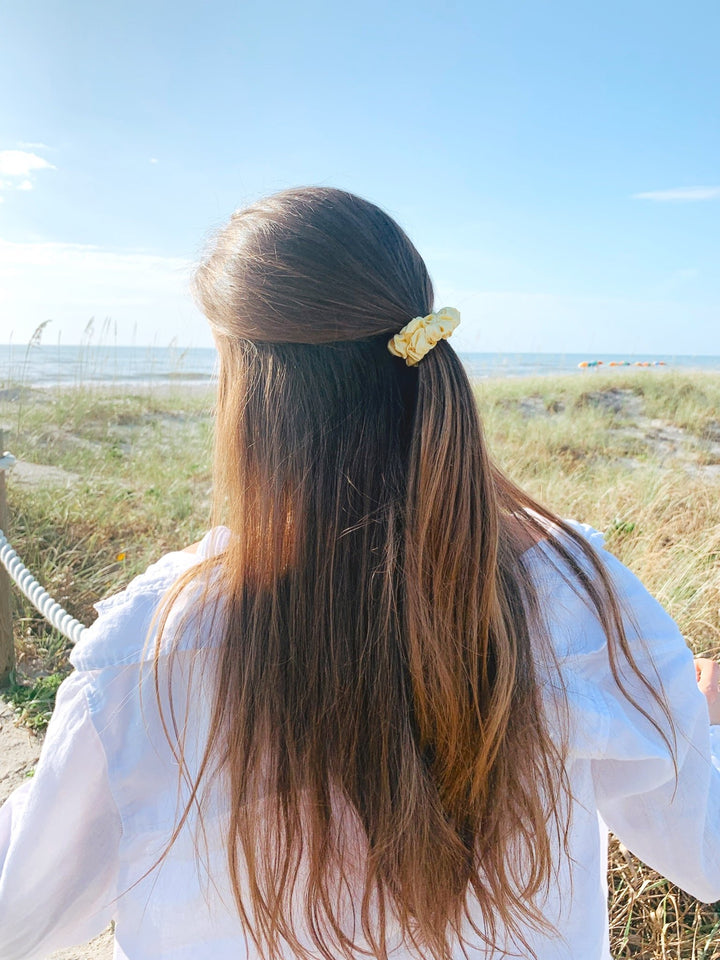 LEMON - Silk Skinny Scrunchie - Beyond Scrunchies