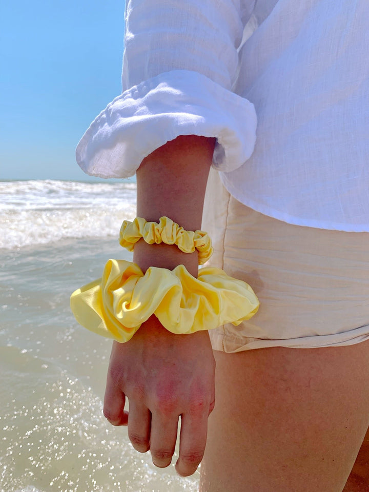LEMON - Silk Skinny Scrunchie - Beyond Scrunchies