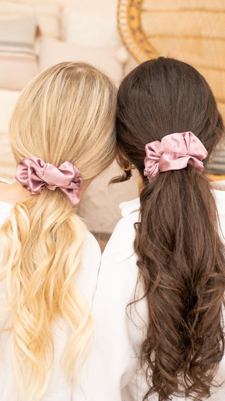 MAUVE - Mulberry Silk Scrunchie - Beyond Scrunchies
